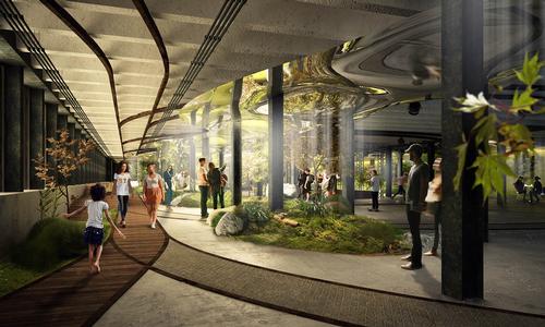 The Lowline scheme, designed by James Ramsey of Raad Studio, would see the transformation of an abandoned, underground trolley terminal in Manhattan's Lower East Side / Raad Studio