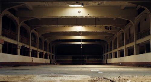 The building had previously been derelict since the 1990s when the former ice rink there closed / Source Park