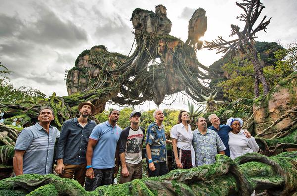 Avatar director James Cameron attended the Pandora launch