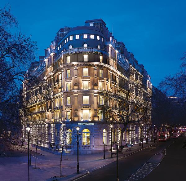The Corinthia Hotel London is located near the city’s West End and the River Thames