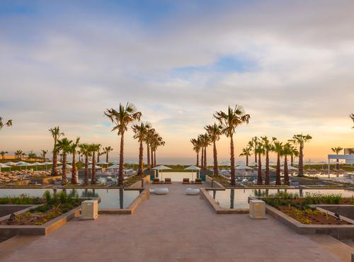 The terrace at Hyatt Place Taghazout Bay / Hyatt