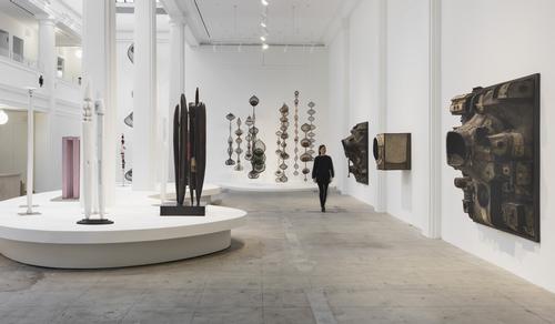 The inaugural exhibition called Revolution in the Making: Abstract Sculpture by Women, 1947 – 2016 / Hauser Wirth and Schimmel