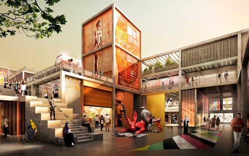 Foster + Partners' plans for Dubai Design District creative community aim to inspire a new generation of artists / Foster + Partners