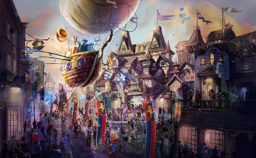 Port plaza follows a fantasy theme / LRCH Holdings