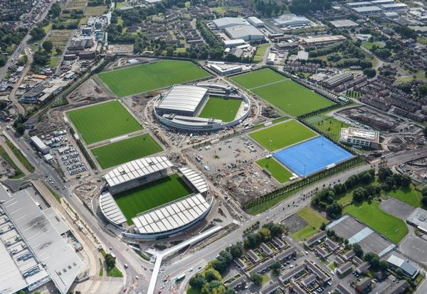 The City Football Academy boasts a total of 17 outdoor pitches across an 80-acre former brownfield site