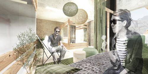 The designers are creating new guest suites in addition to the spa and wellness centre / Network of Architecture