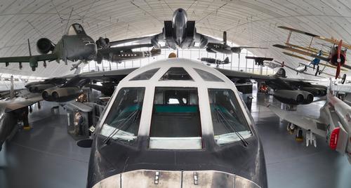 The building was designed around a B-52 bomber at the centre of it / Imperial War Museum Duxford