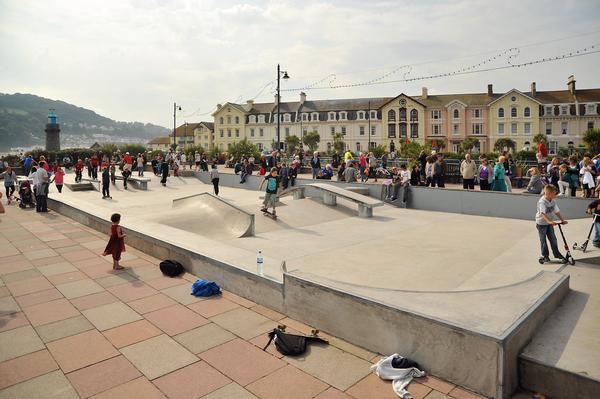 There are a number of Sport England-funded skate projects in the UK