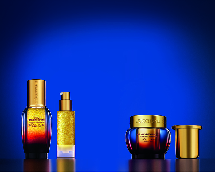 The Divine Harmony Serum and Cream come with refillable sections / L’Occitane