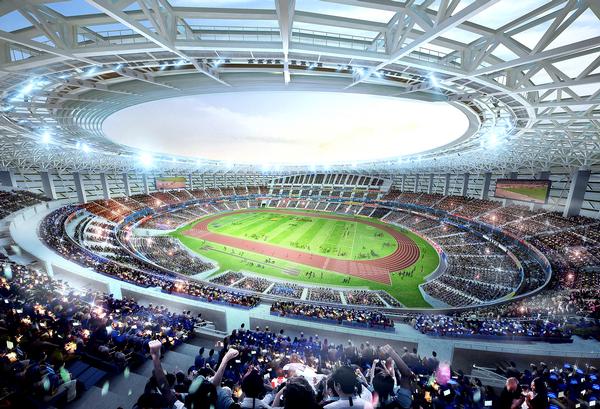 The stadium is a multi purpose venue designed to host football matches and athletic meets. The building was modelled in two locations: Volos, Greece and Istanbul, Turkey
