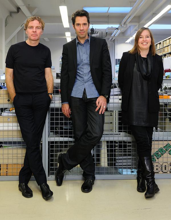 Winy Maas, Jacob van Rijs and Nathalie de Vries founders of MVRDV