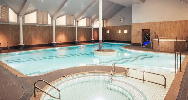 The pool and jacuzzi are key attractions at the Low Wood Bay Resort