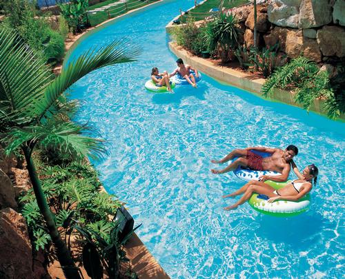 A lazy river will be part of the waterpark development	