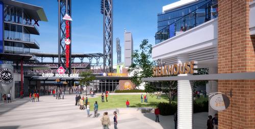 The complex will be a gathering space for families / Atlanta Braves