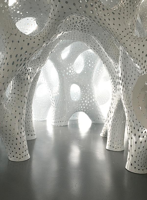 Marc Fornes’ nonLin/Lin Pavilion can be replicated infinitely