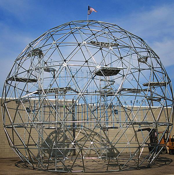 Geodesic domes are highly customisable