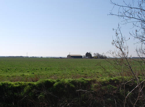 The location of the planned visitor centre, New Decoy Farm