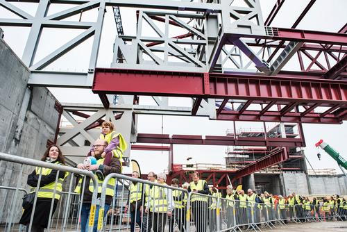 Over 3,000 local citizens and Lego employees in the Danish town of Billund were invited to tour the construction site / Lego Group