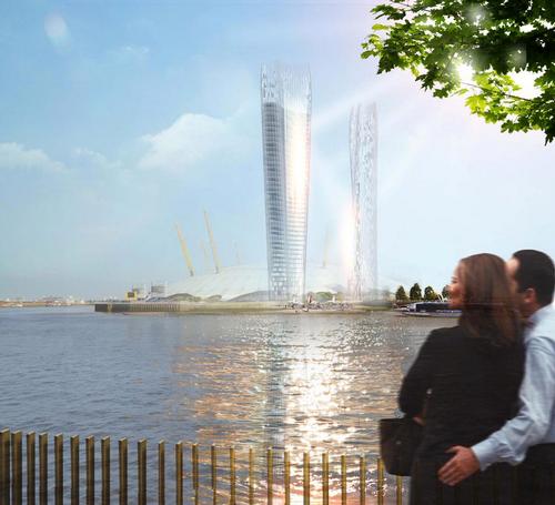 NBBJ's design would allow for 60 per cent more sunlight to reach London's streets / twitter.com/NBBJDesign 