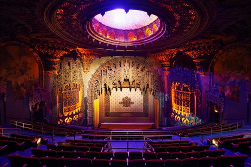 The restored 1,600 seat movie theatre is available for concerts, private screenings, premieres and events / Spencer Lowell