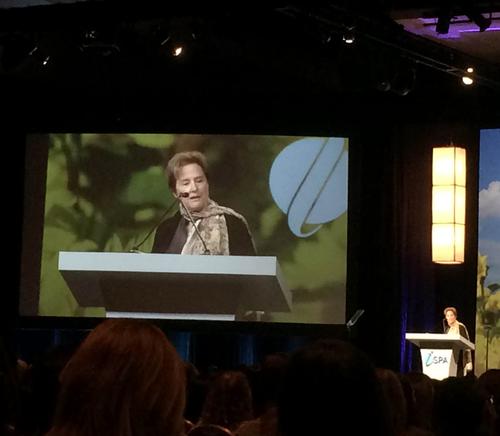 'Simplicity, authenticity, integrity are the real luxuries' says healthy food activist Alice Waters at ISPA 2015