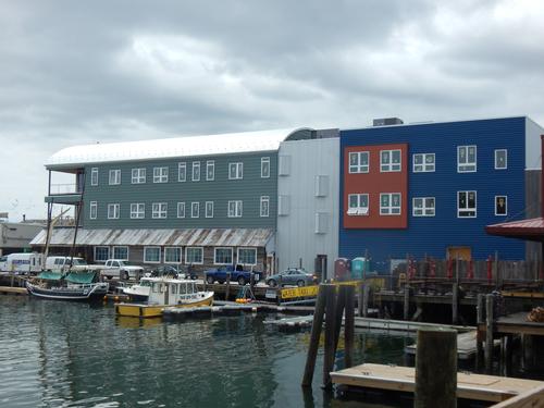 The science center sits on the Portland waterfront
