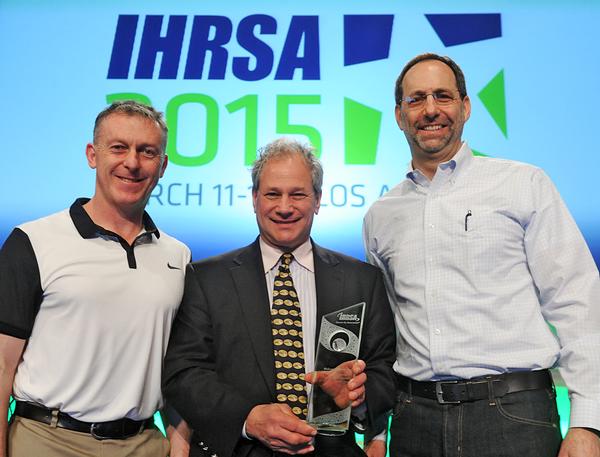 CEO Steven Schwartz (right) and colleagues at the IHRSA awards