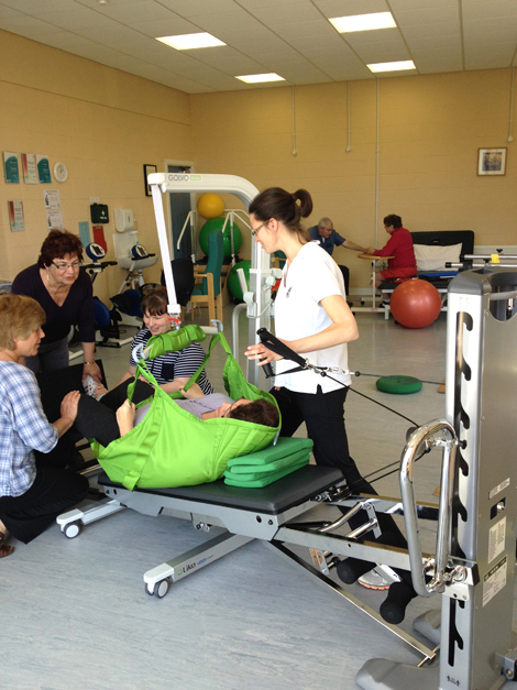 The Merlin MS centre uses GRAVITY training with its patients