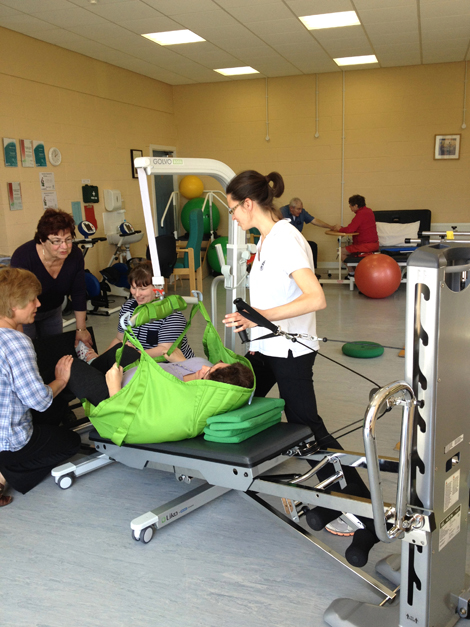 The Merlin MS centre uses GRAVITY training with its patients