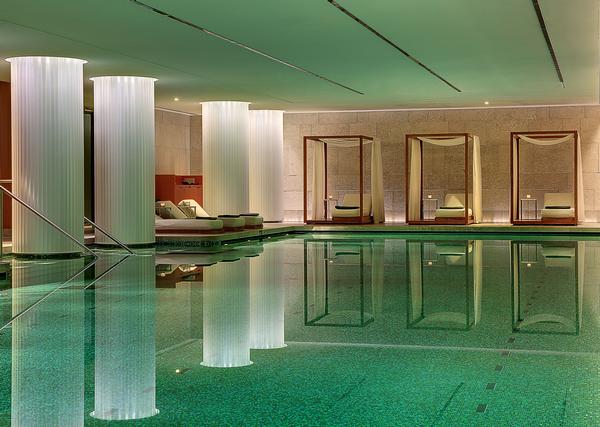 25-metre colonnaded swimming pool