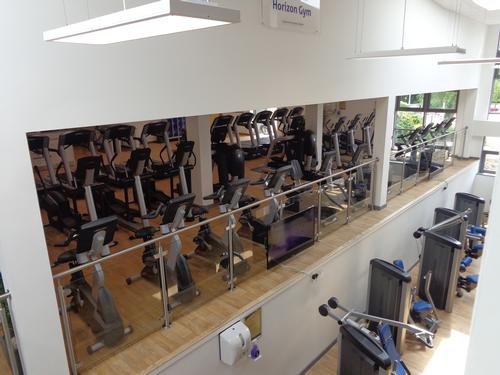 The revamped gym contains more than 150 stations – with equipment supplied by Life Fitness