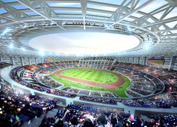 The stadium’s futuristic design is part of Azerbaijan’s efforts to use architecture to present an image of modernity