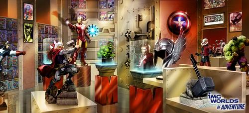 The themed entertainment destination, will feature zones based on Cartoon Network, Marvel and Lost Valley - Dinosaur Adventure / IMG Worlds of Adventure