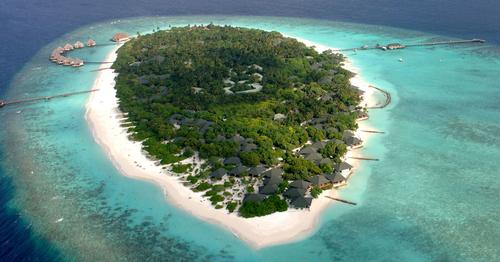 Adaaran Prestige Vadoo island resort features 50 water villas and is accessible by speedboat. / Leisure Maldives
