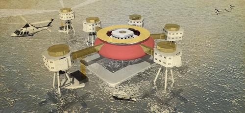 Designs drawn up to transform rusting British wartime sea forts into destination hotel, spa and museum