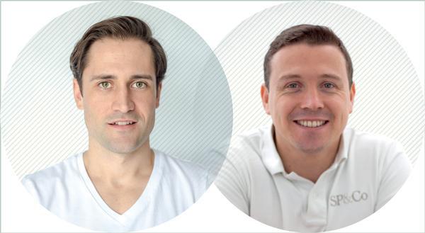 BodySPace is the brainchild of co-founders David Higgins (left) and Stephen Price