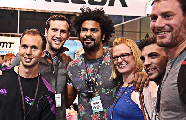 Former boxing champ David Haye making an appearance