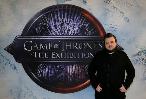 John Bradley – who plays Sam Tarly in the TV series – was on hand for the exhibition's launch / The O2 Arena/Sky Atlantic
