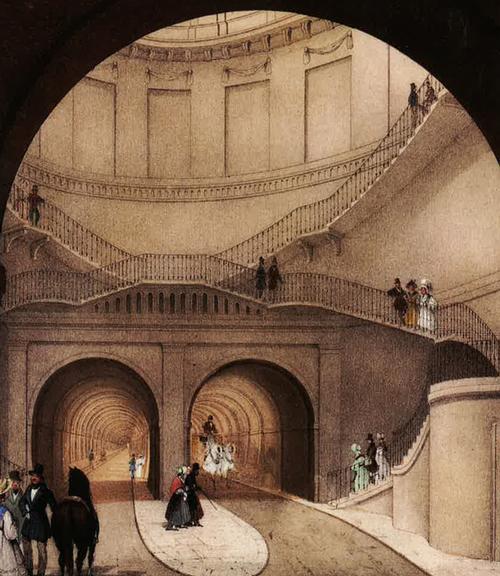 The Thames Tunnel was built in 1843 by a teenage Brunel with his father Marc / Brunel Museum