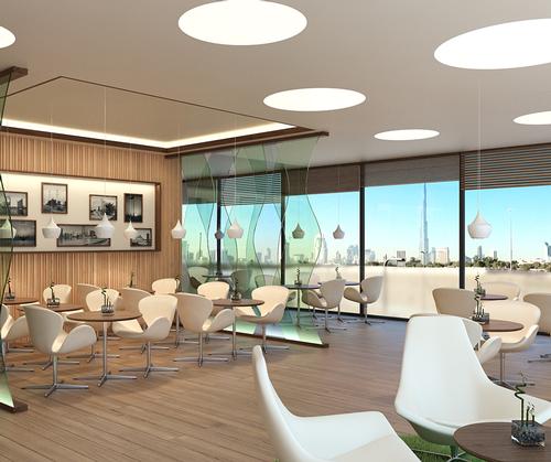 A retail area, along with a healthy restaurant, comprise about 25 per cent of the space / Thermarium