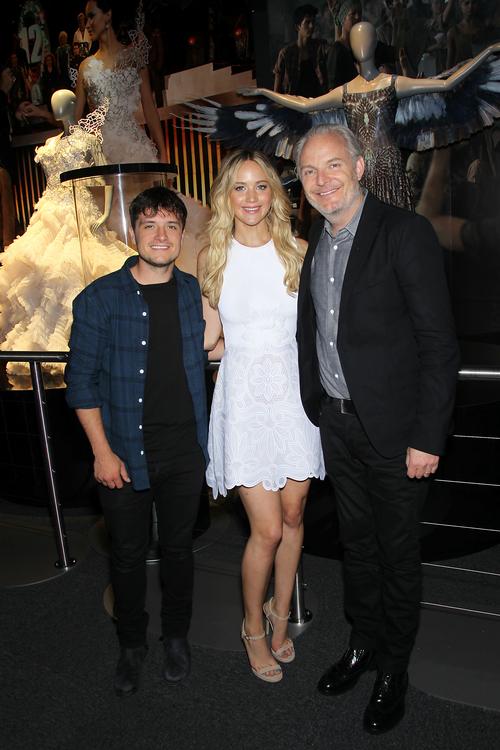Josh Hutcherson and Jennifer Lawrence, who play Peta and Katniss, were in attendance, along with the films' director Francis Lawrence / Lionsgate