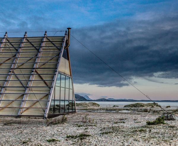 Located in the Arctic Circle, the Agora Sauna is part of a moveable cultural initiative called SALT