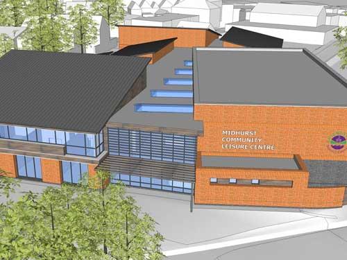 Leadbitter Group starts work on new Midhurst leisure centre