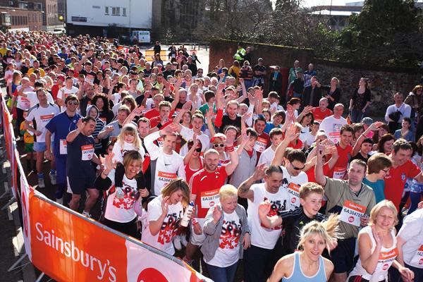 In 2010, nearly half a million people took part in Sainsbury’s Sport Relief Mile events across the UK