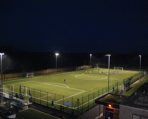 Abacus lights up new school pitch