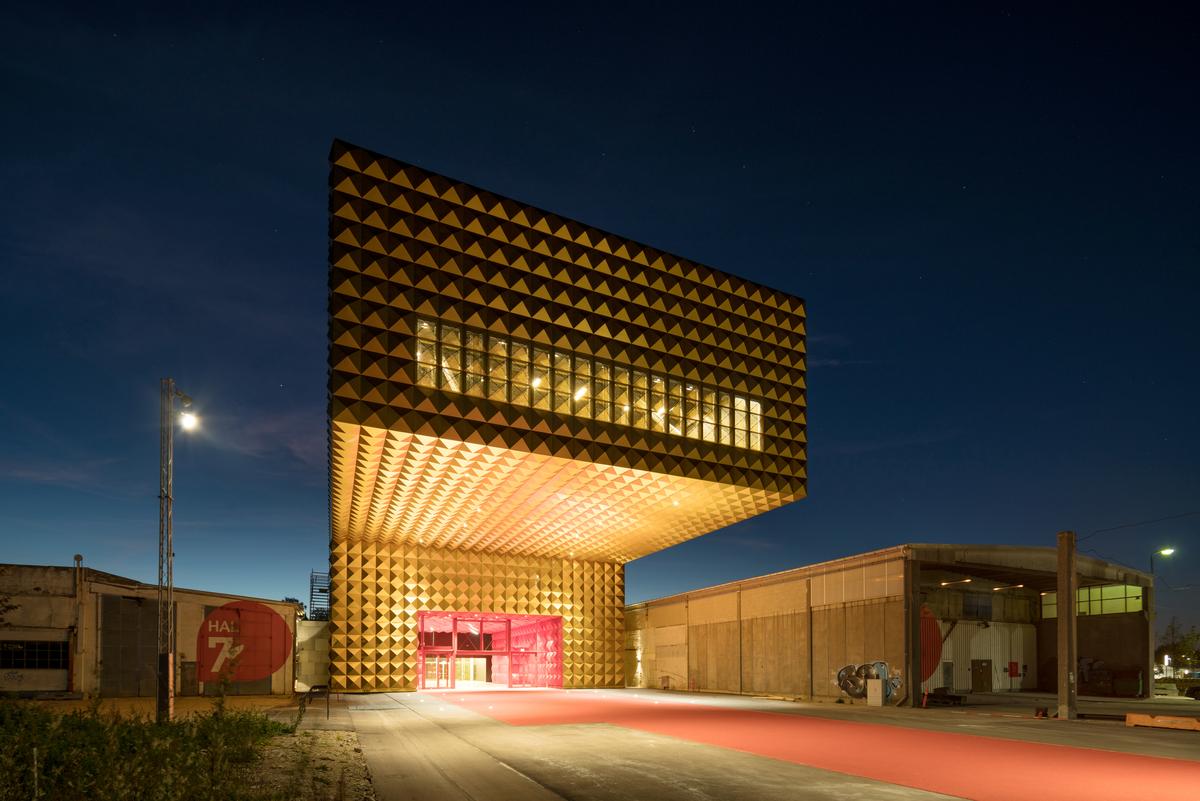 The museum is the first component of Roskilde’s Ragnarock city complex, which takes advantage of the site's popular annual music festival / MVRDV