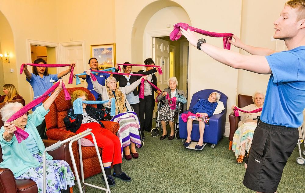 Oomph!’s exercise sessions are fun and try to create a party atmosphere / PHOTO: SIMON DEWHURST PHOTOGRAPHY
