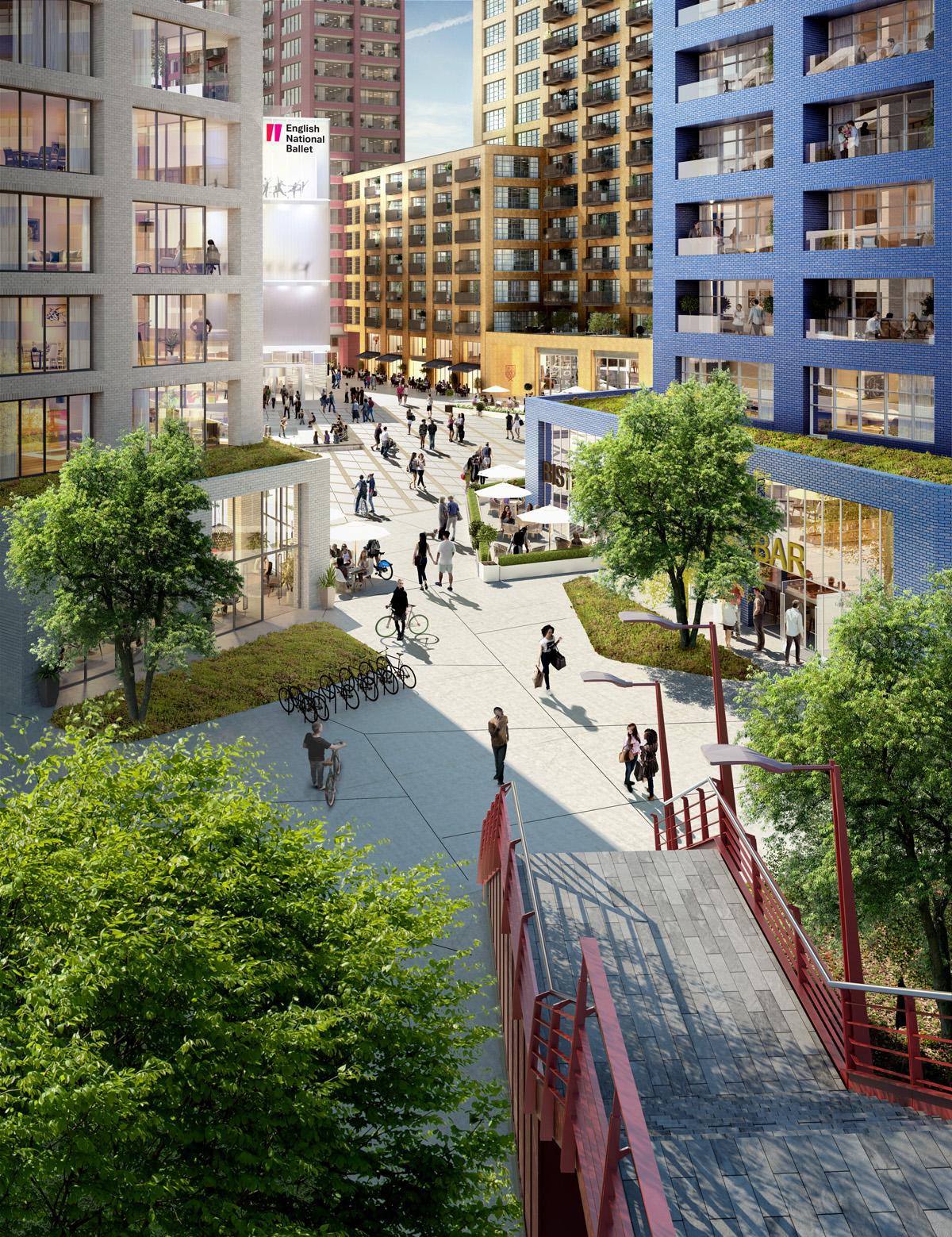 The City Island is to include restaurants, shops, spaces for public art and creative performances and 1,145 new residencies The City Island is to include restaurants, shops, spaces for public art and creative performances and 1,145 new residencies