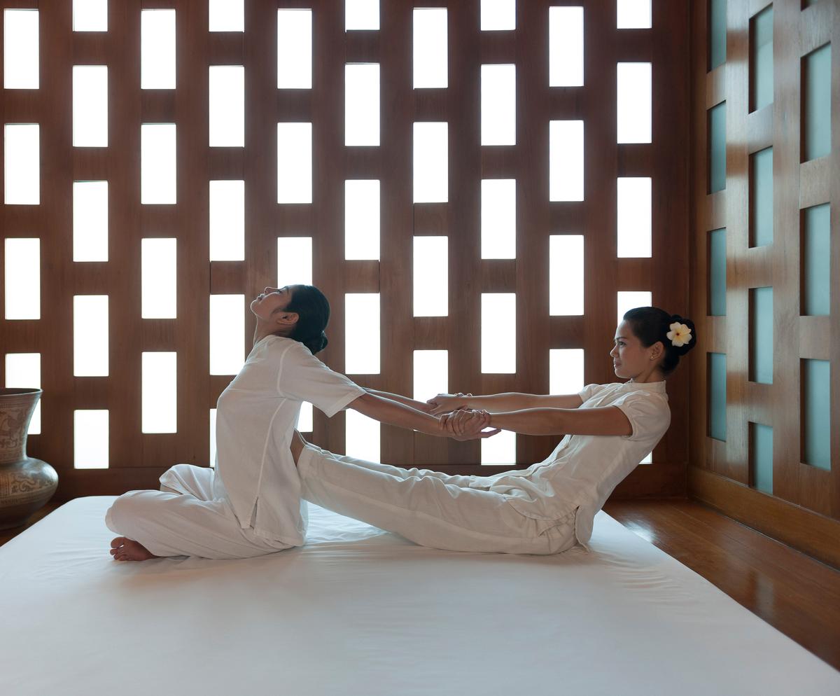 The Spa at Mandarin Oriental Doha has been planned and designed with a scheme that connects the Oriental heritage of Mandarin Oriental with a sense of place in the Qatari development / 