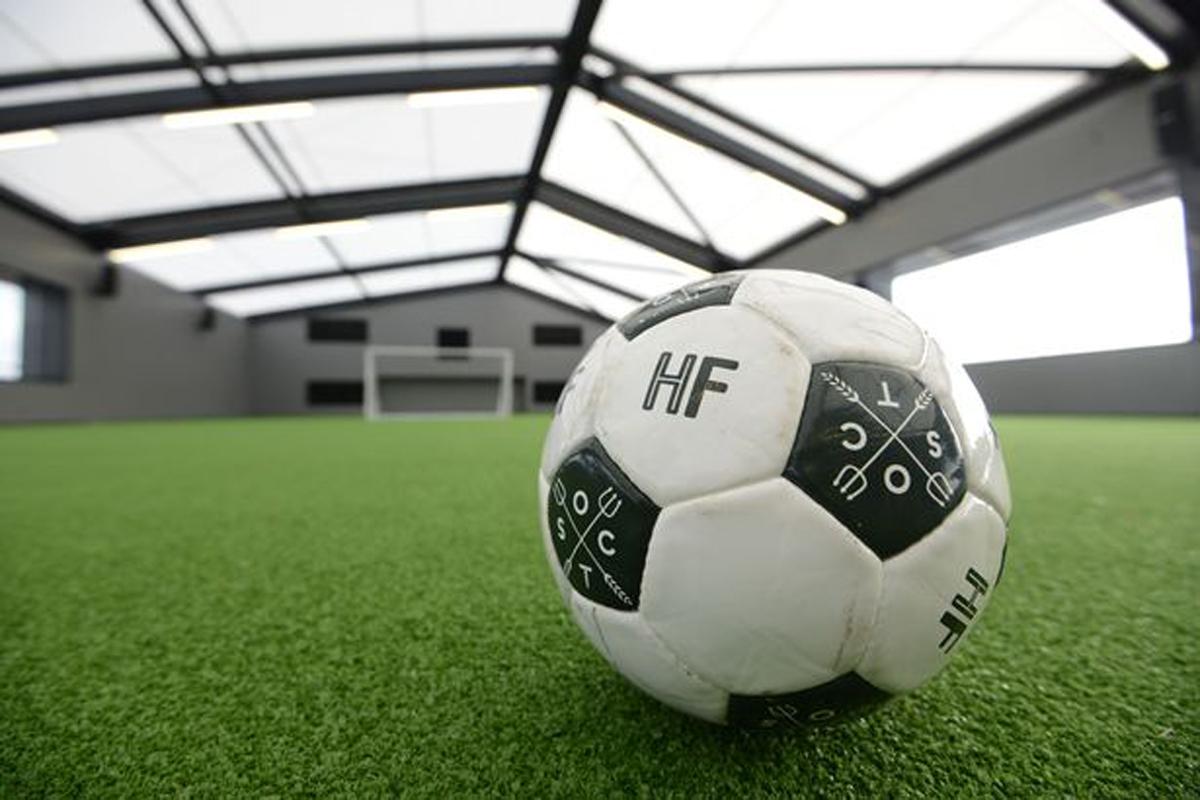 Thornton Sports installed the 12th floor pitch in Manchester's Hotel Football